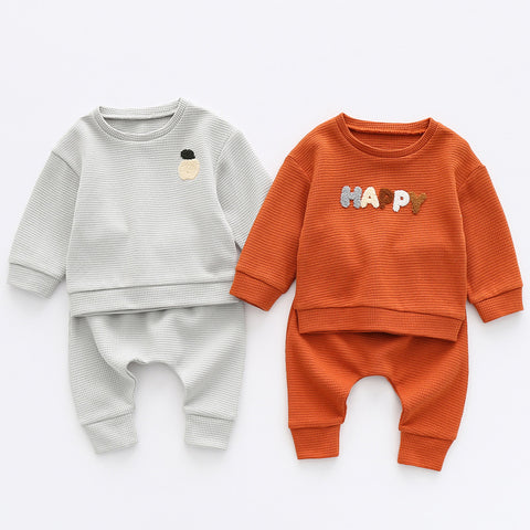 Pure Cotton Baby Clothes Outer Two Piece Set