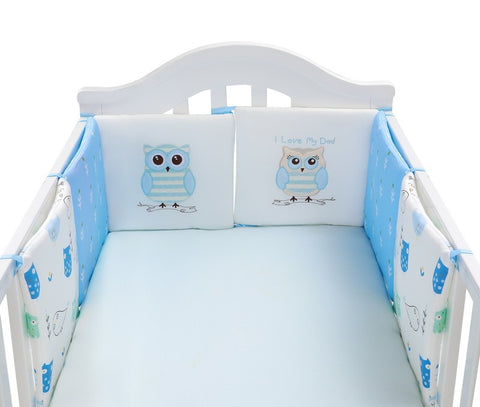 Baby Blue Owl Bedding